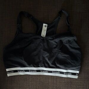 ❤️ Bravado Black Nursing Bralette with Branded Band